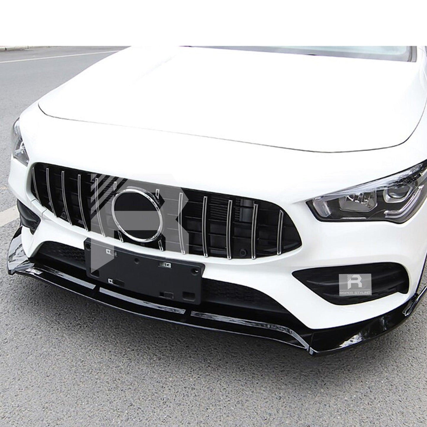 Mercedes CLA W118 2020+ Gloss Black 'CLA45S AMG Style' Front Splitter Lip - TMC Motorsport