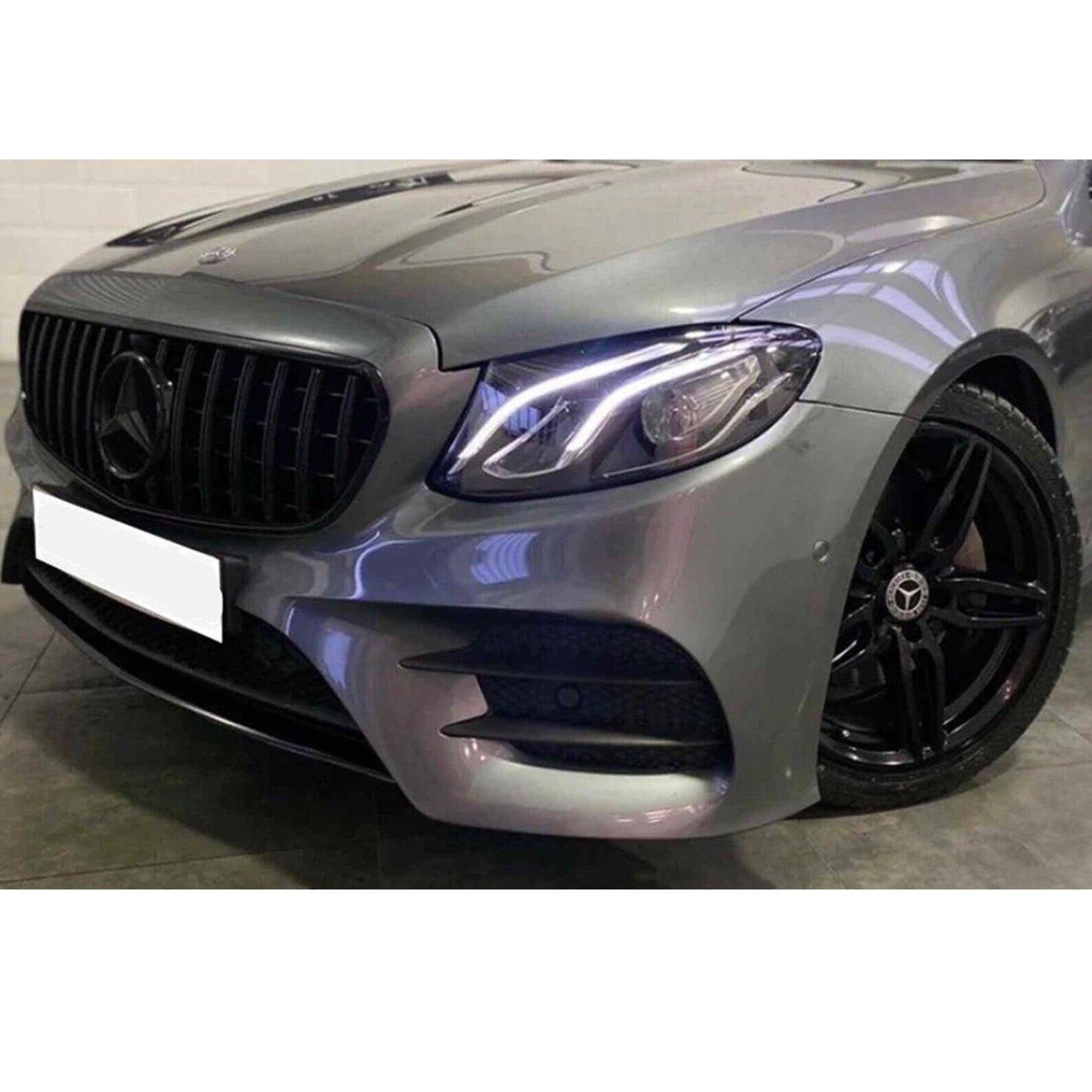 Mercedes E-Class W213 21+ - GT Panamericana Grill In Gloss Black - TMC Motorsport