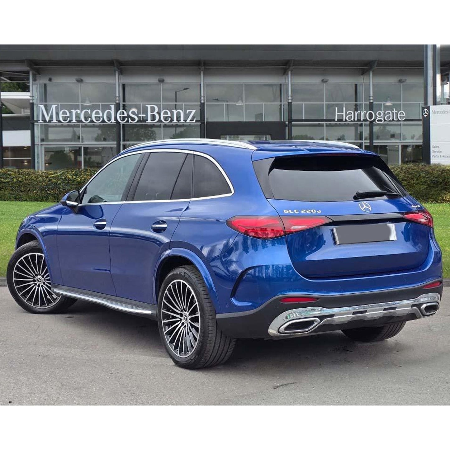 Mercedes GLC 2023 Onwards - Silver Side Step Running Boards - TMC Motorsport