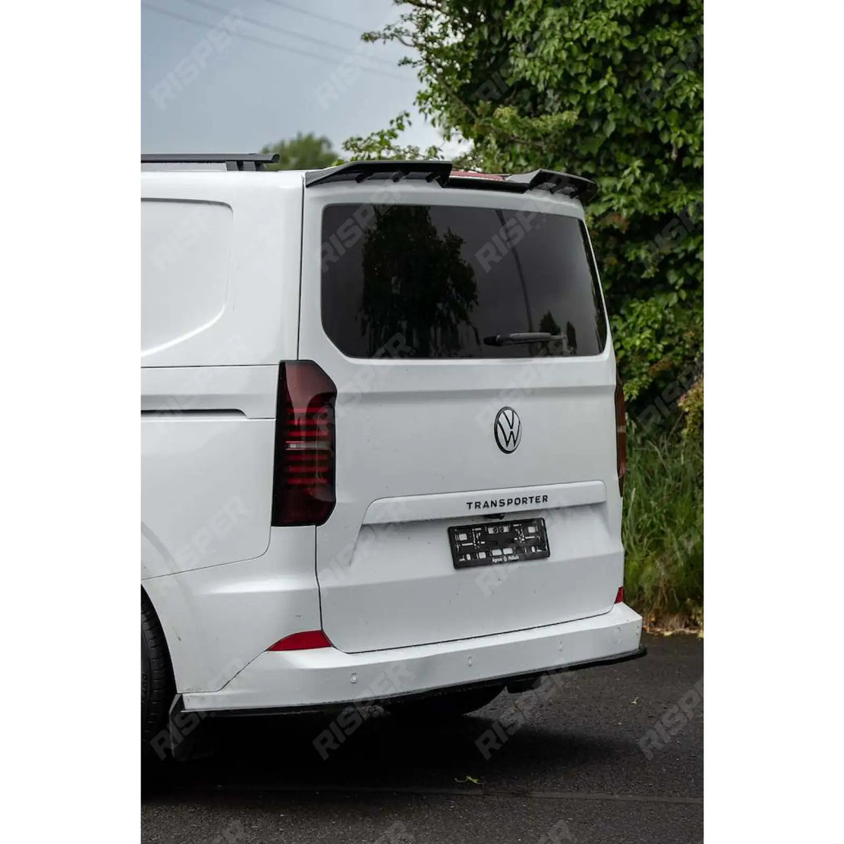 Premium Aero Kit In Gloss Black For Volkswagen Transporter T7 SWB TAILGATE 2025 on