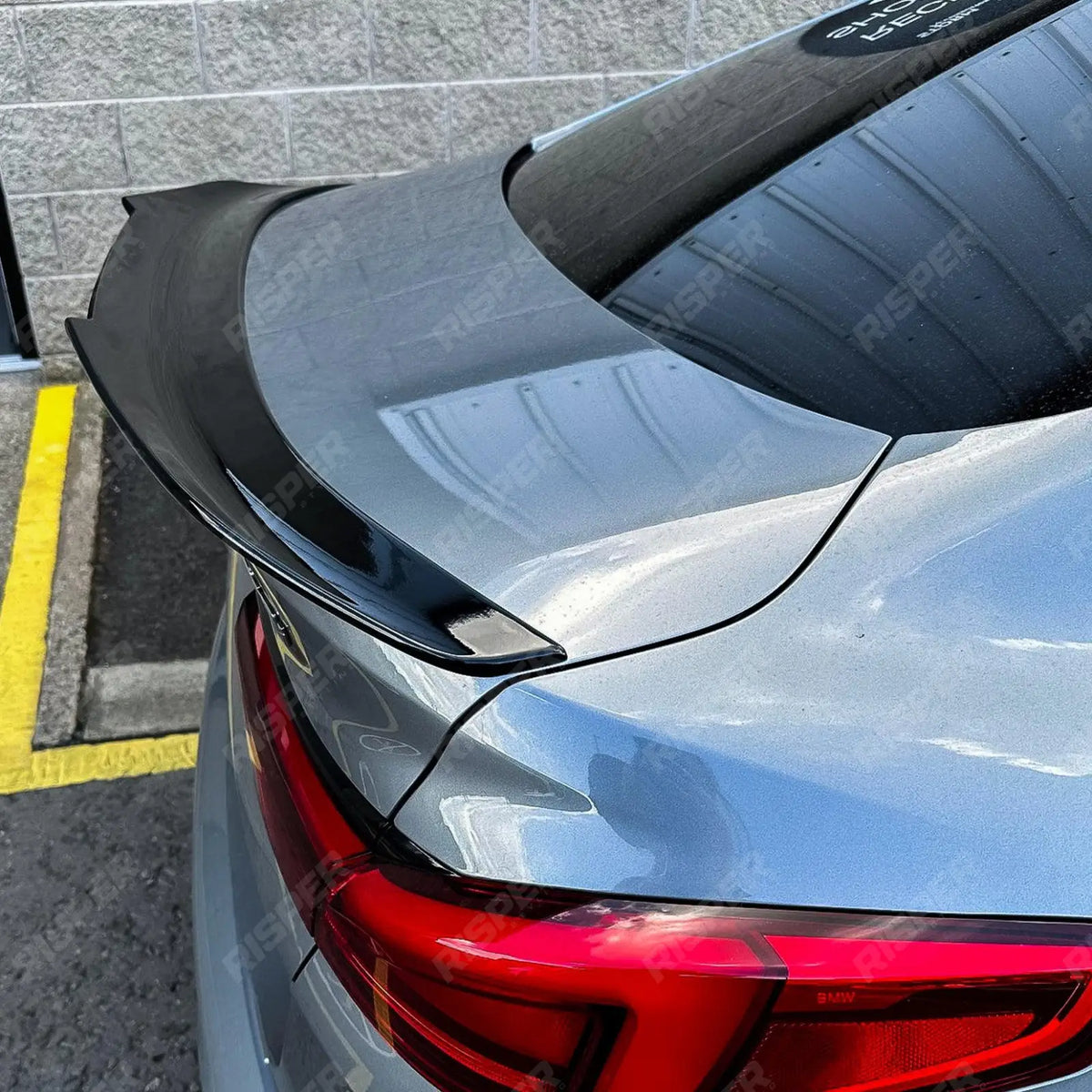 PSM Style Ducktail Spoiler In Gloss Black For BMW 2 Series F44 4 Door Gran Coupe