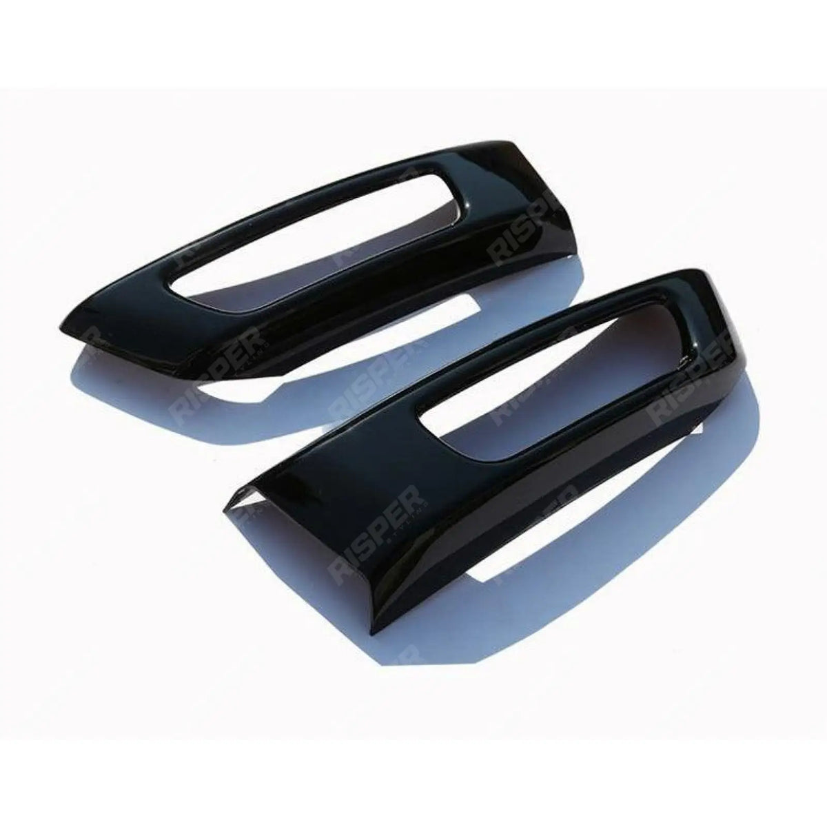 Gloss Black Fog Light Lamp Covers For Range Rover Sport 2014-2017 L494