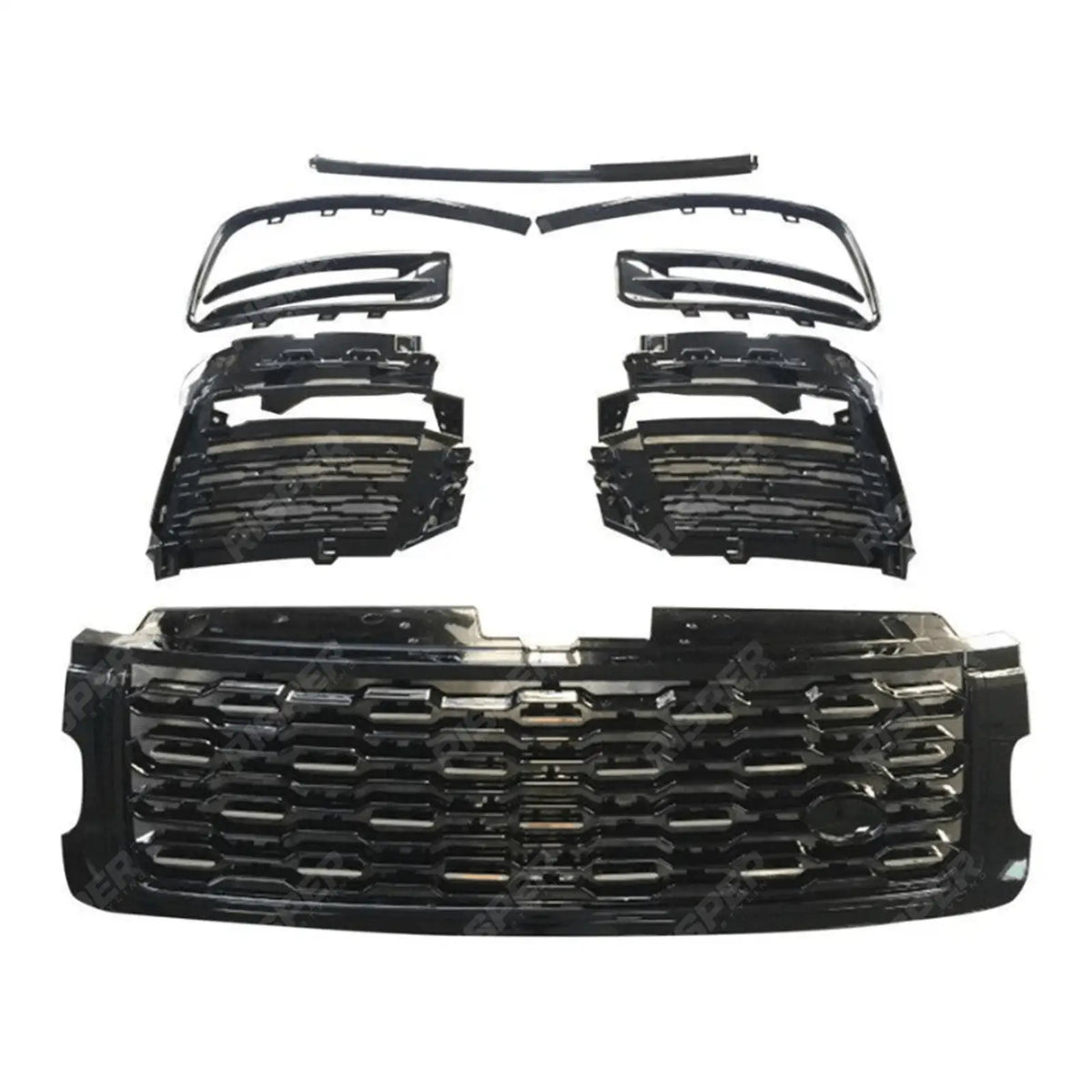6 Piece Sva Gloss Black Grill Kit For Range Rover Vogue L405 2018+