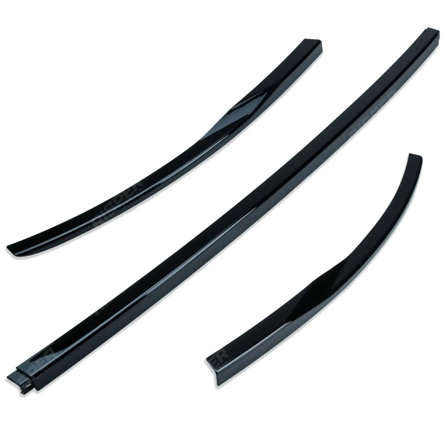 Range Rover Vogue Autobiography 2018-2022 Front Bumper Moulding In Gloss Black - 3PC Set