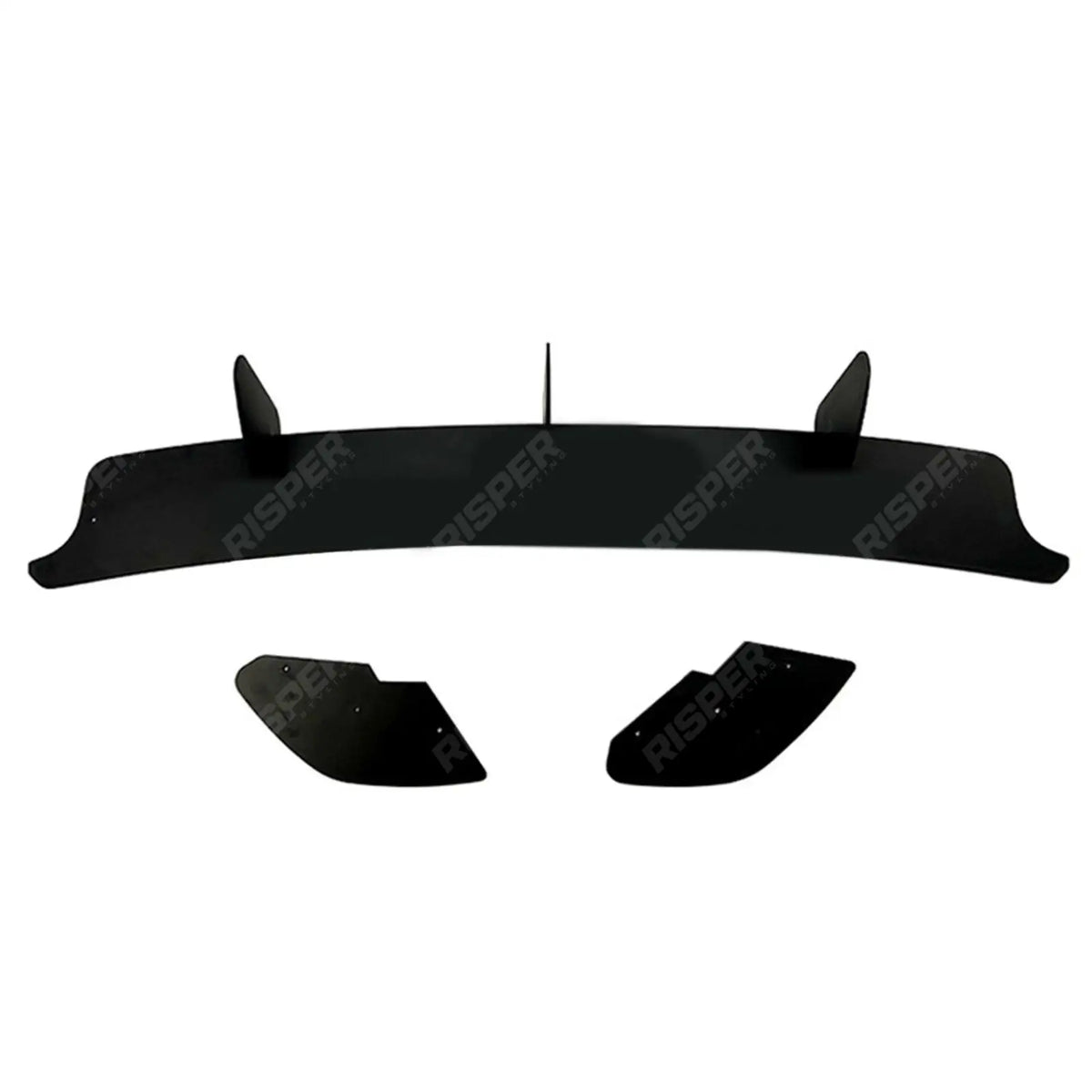 Rear Blade Diffuser and Side Splitters in Gloss Black For Volkswagen Golf MK6 GTI 2008-2013