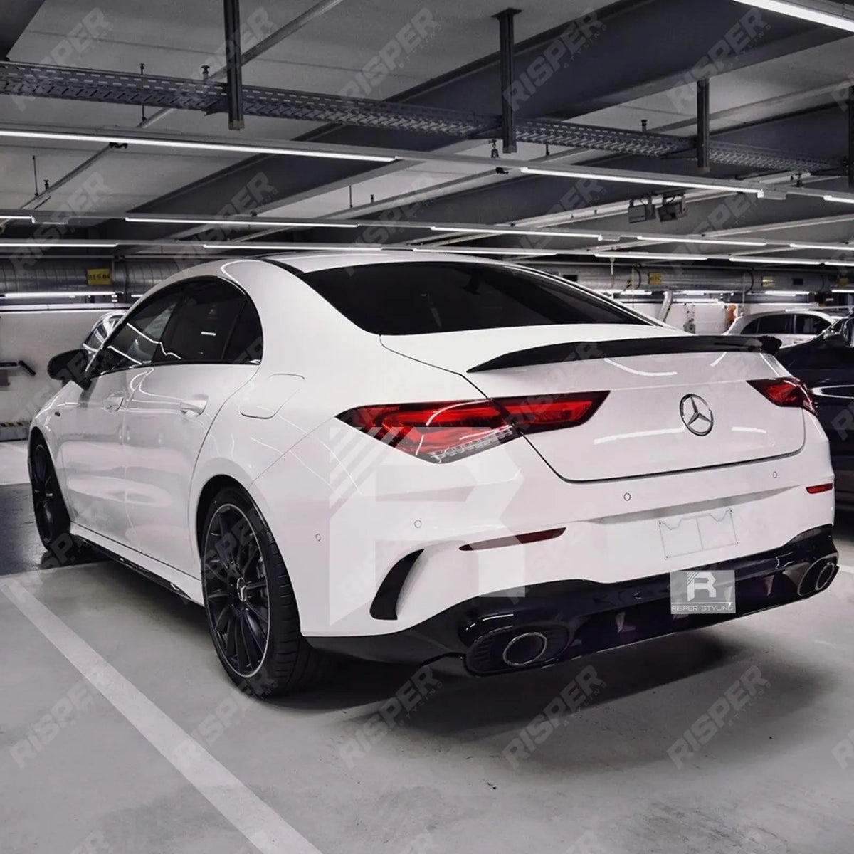 Rear Boot Spoiler In Gloss Black 'CLA45S AMG Style' For Mercedes CLA W118 2020+