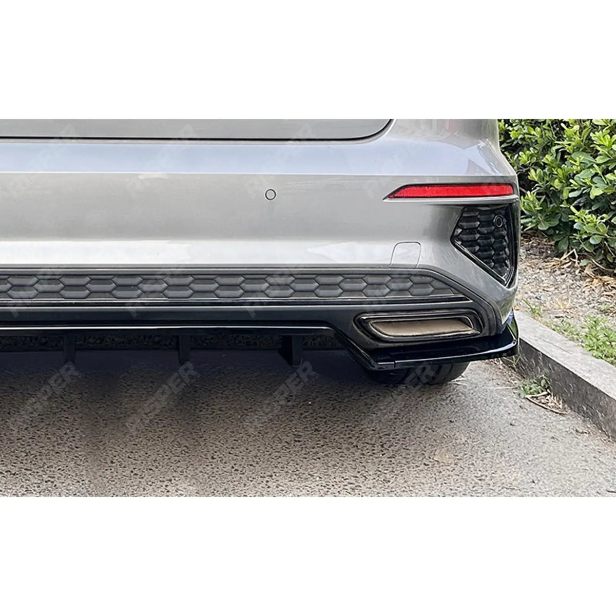 Rear Diffuser in Gloss Black For Audi A3 8y 2020 on Saloon