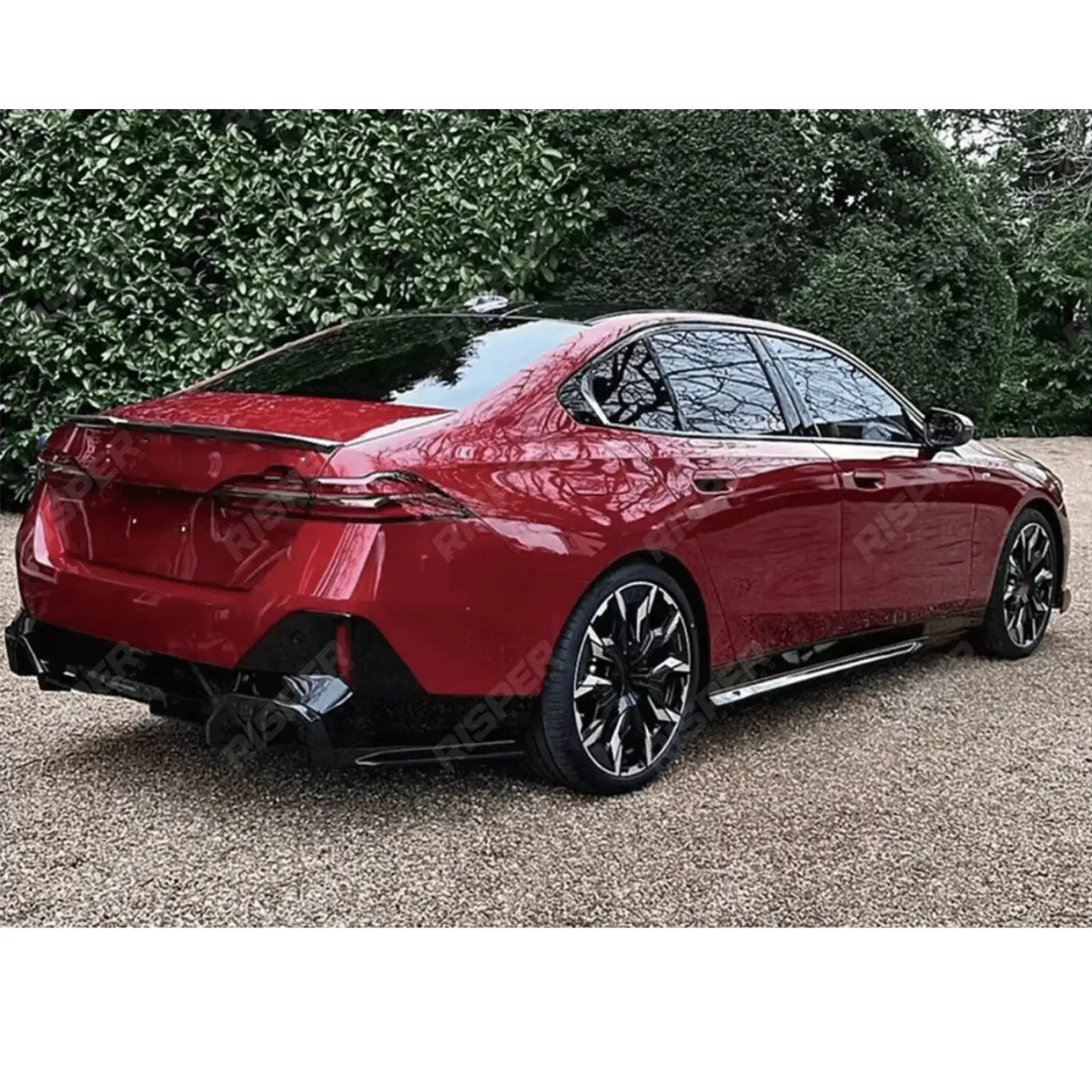Rear Diffuser In Gloss Black For Bmw 5 Series G60 G68 M Sport