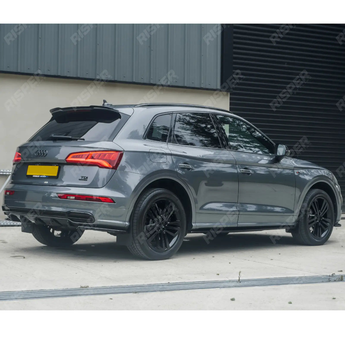 Rear Side Splitters For Audi Q5 S Line MK2 2017 2020 Audi SQ5 MK2 2017-2020