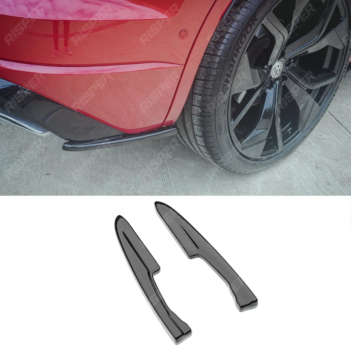 Rear Side Splitters For VW Touareg MK3 R-Line 2018+