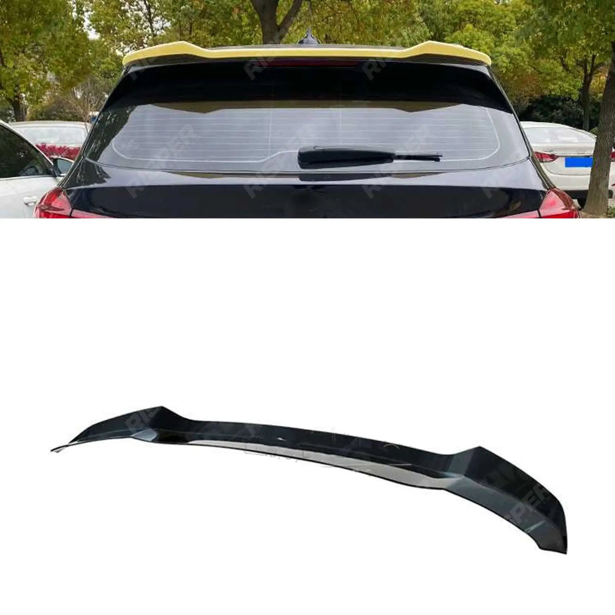 Rear Spoiler Cap in Gloss Black For BMW X3 G01 2018-2021 - M Sport