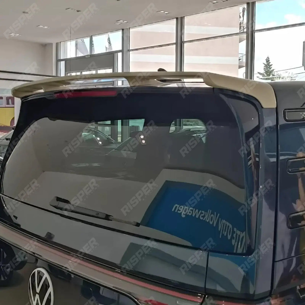 Rear Spoiler In Primer For VW ID Buzz 2021+