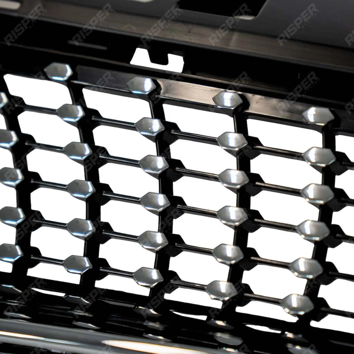 Replacement Chrome Silver Grille - Diamond AMG Look For Mercedes Benz A Class W176 2013-2015