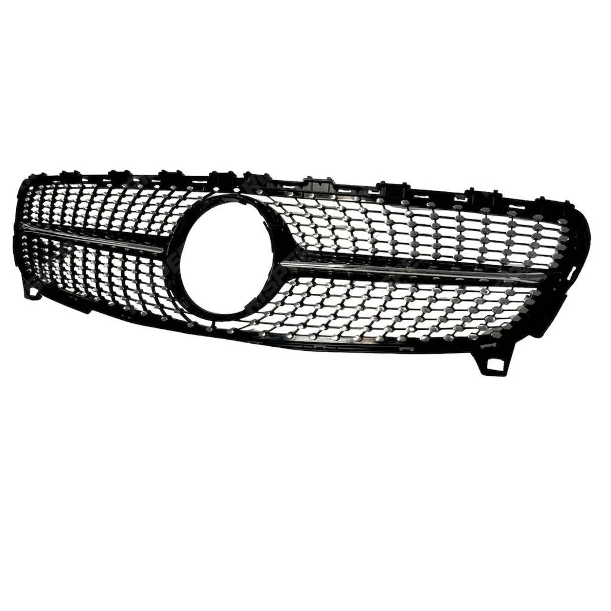 Replacement Chrome Silver Grille - Diamond AMG Look For Mercedes Benz A Class W176 2016-2018