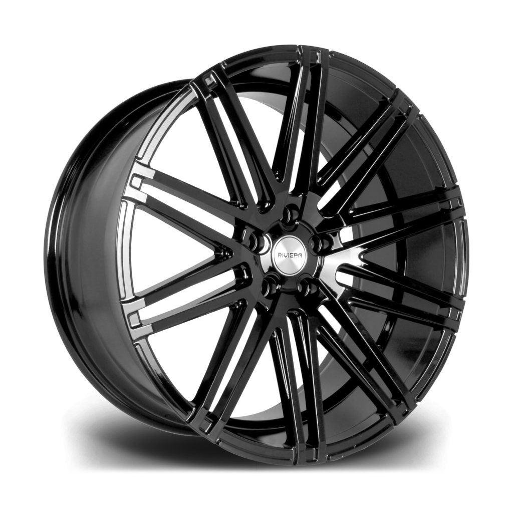 Riviera Rv120 Gloss Black 20 Inch Alloys 5x120 - Qty1 - TMC Motorsport