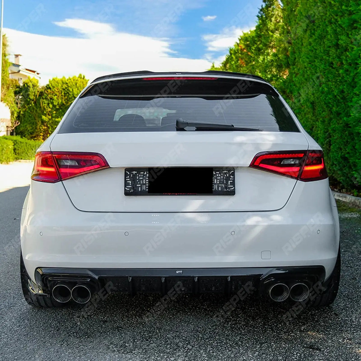 Roof Spoiler in Gloss Black For Audi A3 8v Sportback 2013-2016
