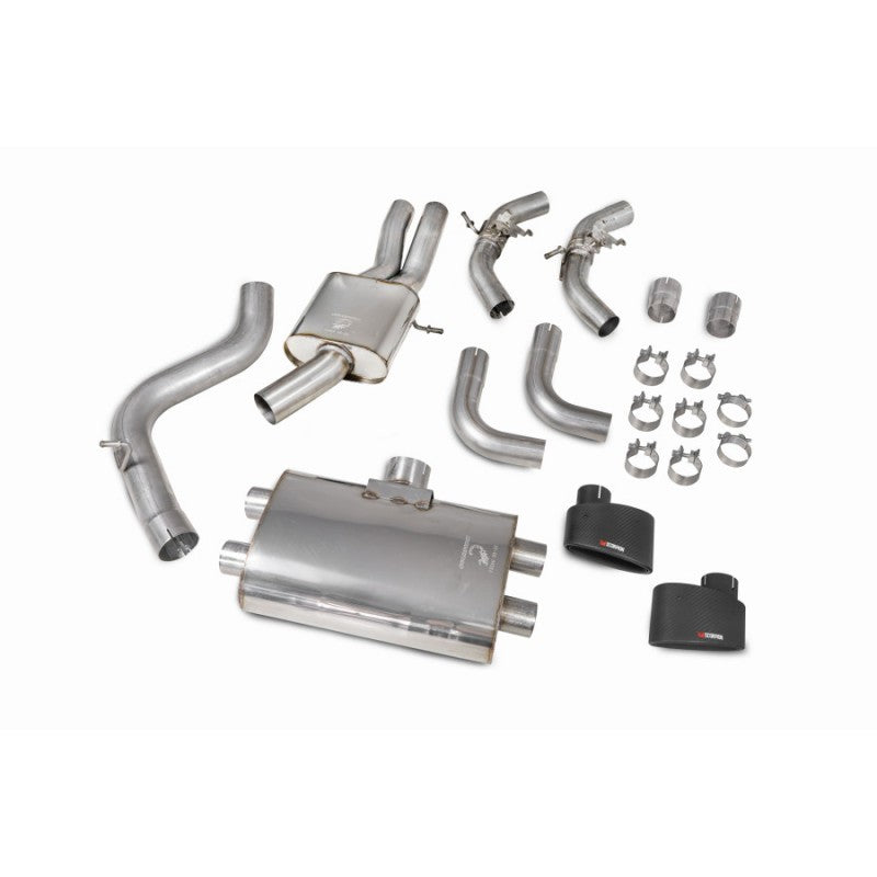 Scorpion Exhausts - Audi RS3 Saloon 8V Resonated Cat-Back / GPF Back System With Electronic Valves SAU083CF - TMC Motorsport