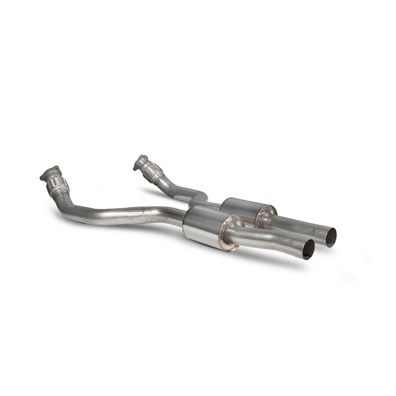 Scorpion Exhausts - Audi S4 3.0 TFSI V6 Quattro & Avant B8 & B8.5 2009 To 2016 Resonated Front Section SAUP044 - TMC Motorsport