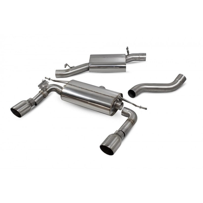 Scorpion Exhausts - Audi TT MK3 2.0 TFSi Quattro Non GPF Model 2014 To 2018 Resonated Cat-Back System With Electronic Valves SAU085 - TMC Motorsport