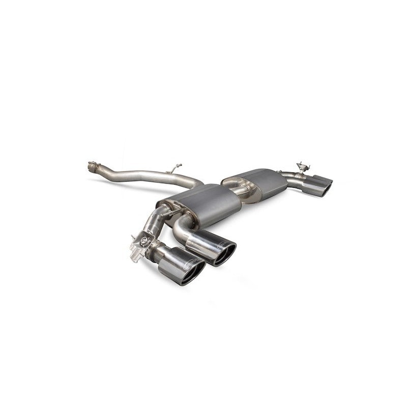 Scorpion Exhausts - Audi TT S Mk3 Non GPF Model 2014 To 2018 Non-Resonated Cat-Back System (With Valves) SAUS055 - TMC Motorsport