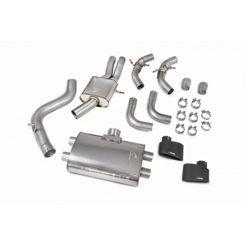 Scorpion Exhausts - Audi TTRS MK3 Resonated Cat-Back / GPF Back System With Electronic Valves SAU081CF - TMC Motorsport