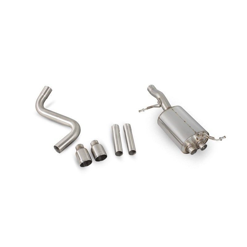 Scorpion Exhausts - Ford Fiesta MK7 Ecoboost 1.0T 100,125 & 140 PS 2013 To 2017 Rear Silencer Only (ST Valance) SFDB078ST - TMC Motorsport