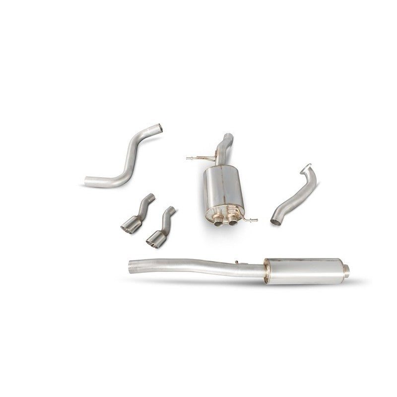 Scorpion Exhausts - Ford Fiesta MK7 Ecoboost 1.0T 100,125 & 140 PS 2013 To 2017 Resonated Cat-Back System SFD078ECO - TMC Motorsport