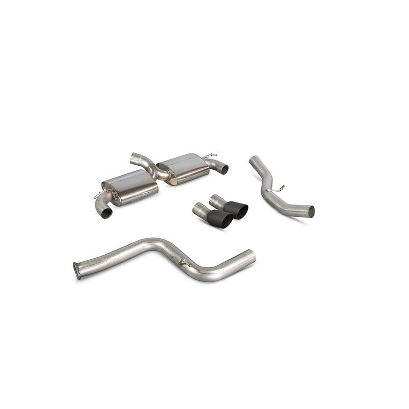 Scorpion Exhausts - Ford Focus MK2 RS 2009 To 2011 Non-Resonated Cat-Back System SFD066C - TMC Motorsport