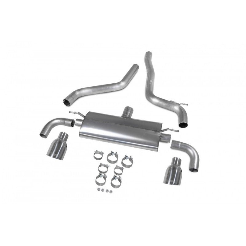 Scorpion Exhausts - Ford Focus MK4 ST 2.3 Hatch GPF Back System Daytona Polish Tails SFDS091D - TMC Motorsport