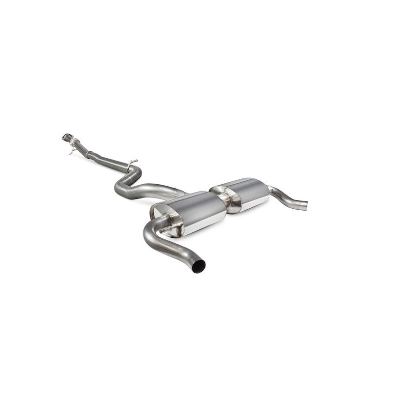 Scorpion Exhausts - Renault Clio MK4 RS 200 EDC 2015 To 2018 Non-Resonated Cat-Back System SRNS028 - TMC Motorsport