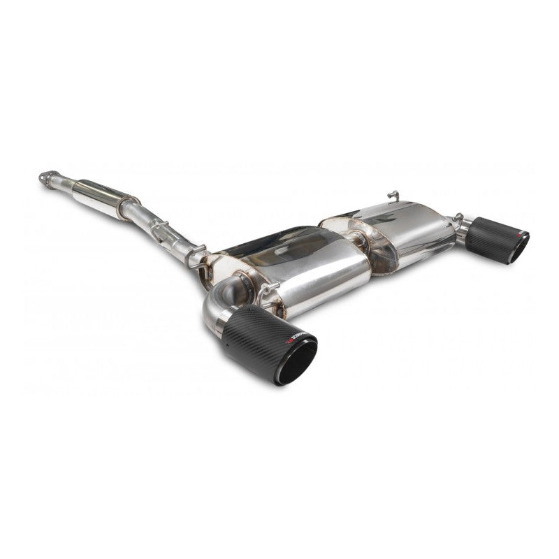 Scorpion Exhausts - Subaru GT86/Scion FR-S/BRZ Resonated Secondary Cat-Back System SSU010CF - TMC Motorsport