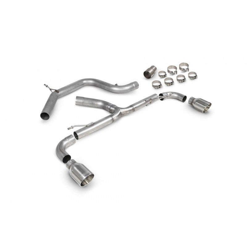 Scorpion Exhausts - Volkswagen Golf Mk6 Gti 2.0 Tsi & Edition 35 2009 To 2013 Non Resonated Predator Cat-Back System LOUD SVWS071 - TMC Motorsport