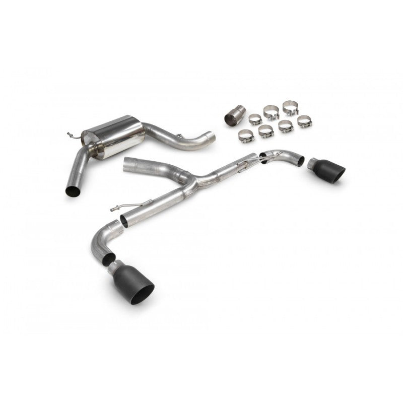 Scorpion Exhausts - Volkswagen Golf Mk6 Gti 2.0 Tsi & Edition 35 2009 To 2013 Resonated Predator Cat-Back System SVW071C - TMC Motorsport