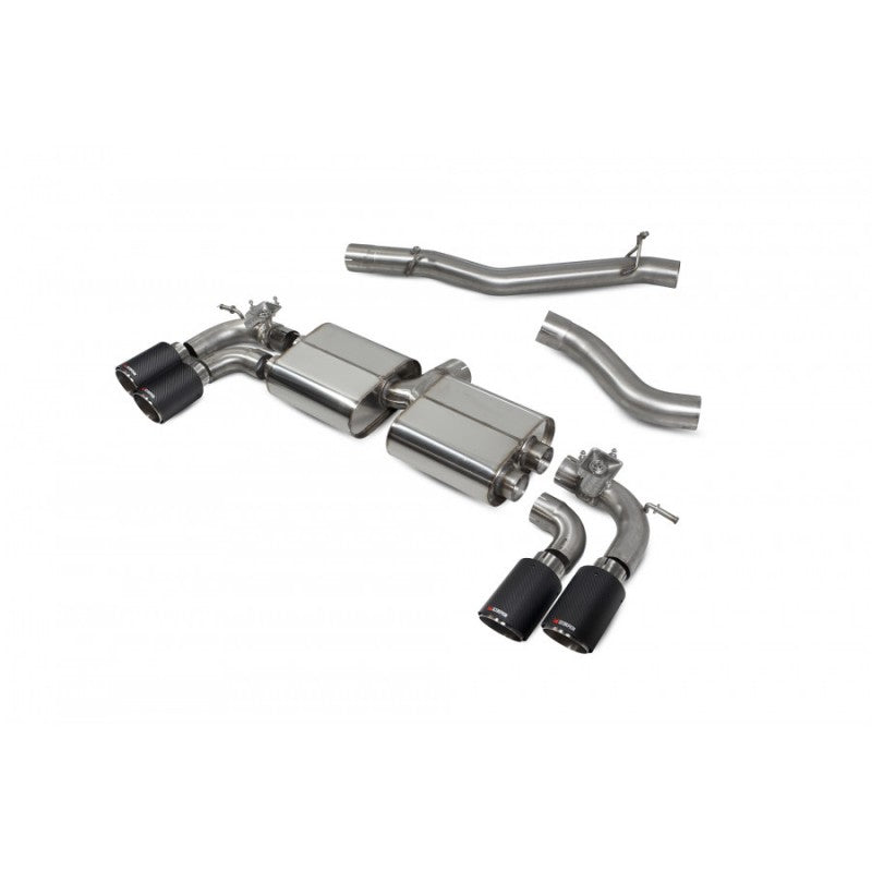 Scorpion Exhausts - Volkswagen Golf MK7 R Non-Res Cat-Back System With Electronic Valves SVWS046CF - TMC Motorsport