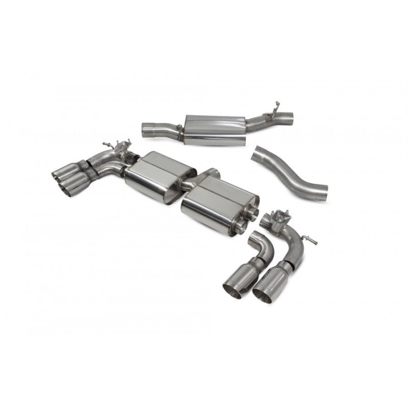 Scorpion Exhausts - Volkswagen Golf MK7 R Resonated Cat-Back System With Electronic Valves SVW046D - TMC Motorsport