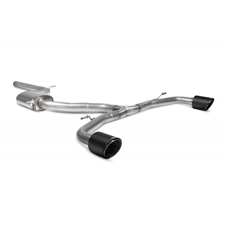 Scorpion Exhausts - Volkswagen Golf MK8 GTi Non Resonated GPF Back Exhaust System SVWS064CF - TMC Motorsport