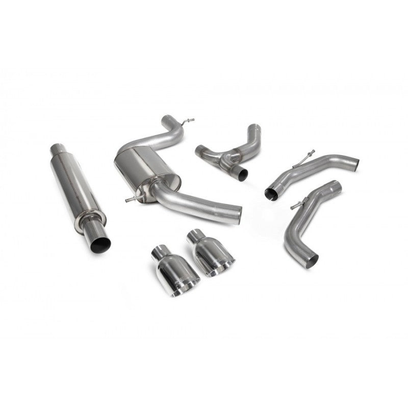 Scorpion Exhausts - Volkswagen Golf MK8 GTi Resonated GPF Back Exhaust System SVW064D - TMC Motorsport