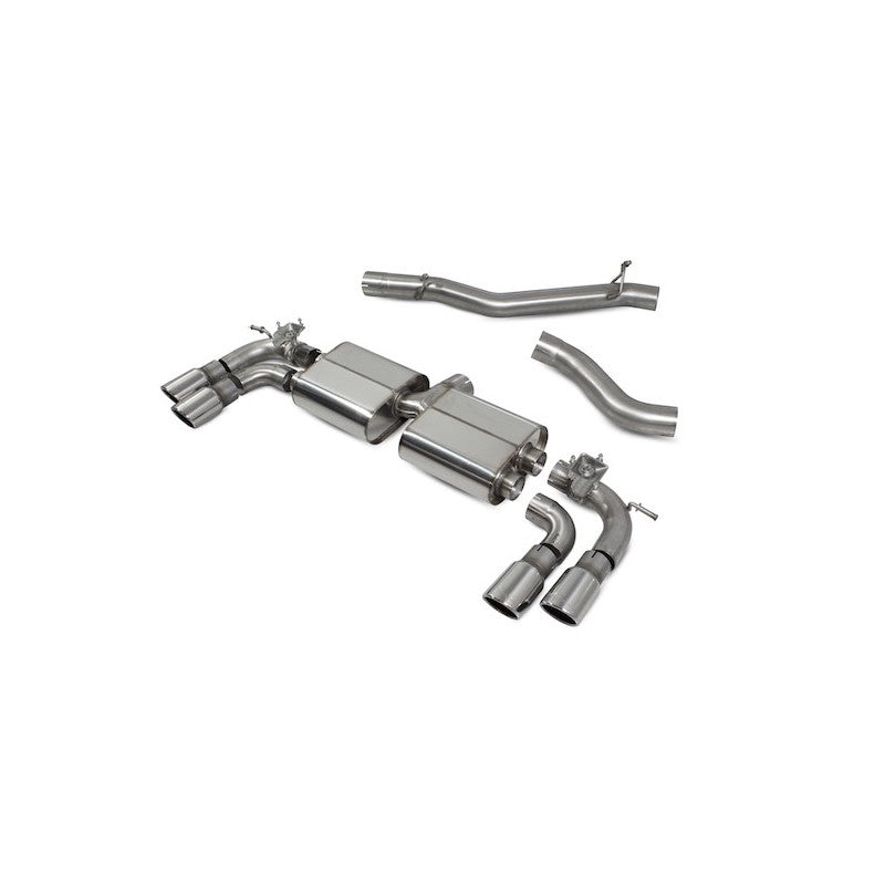 Scorpion Exhausts - Volkswagen Golf R MK7.5 Facelift 2017 On Non-Res Cat-Back / GPF Back System With Electronic Valves SVWS054 - TMC Motorsport