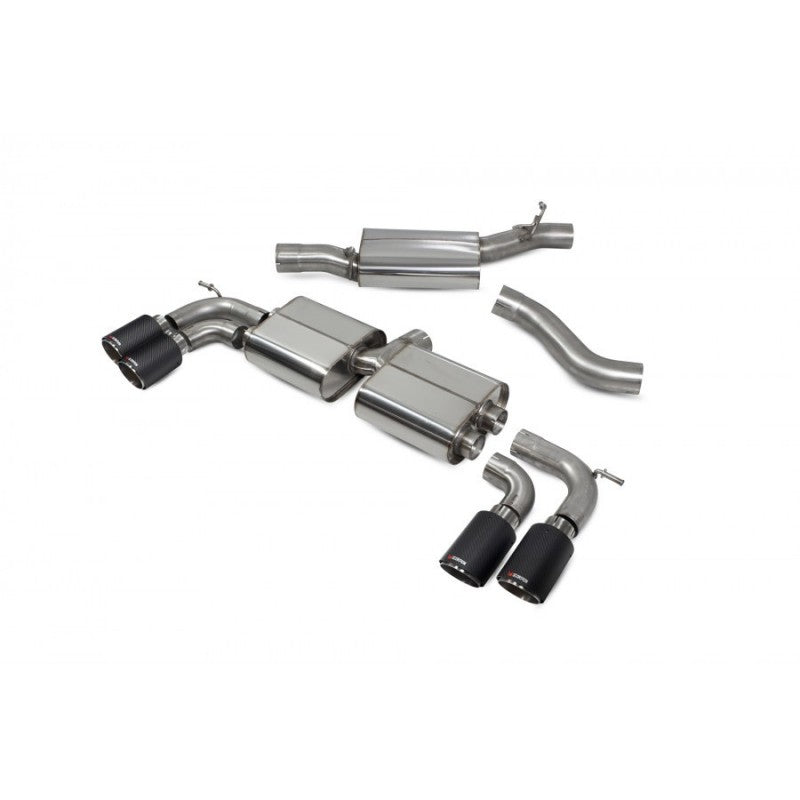Scorpion Exhausts - Volkswagen Golf R MK8 Resonated GPF Back Exhaust System Non Valved SVW066CF - TMC Motorsport