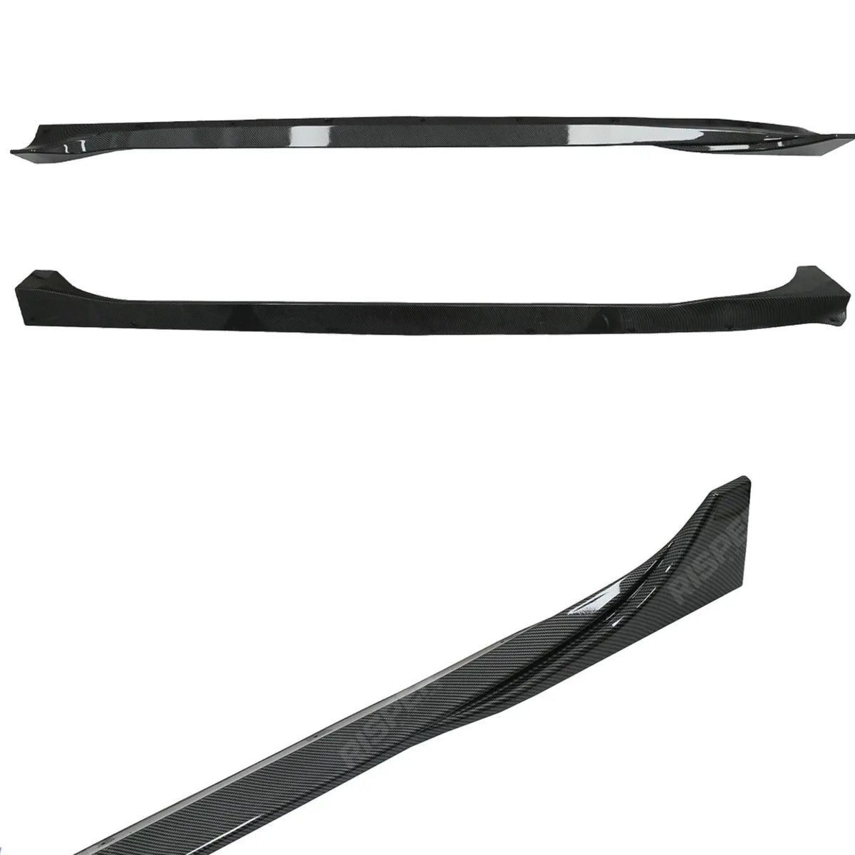 Side Skirts Pair In Carbon Look For Tesla Model 3 2018 - 2023