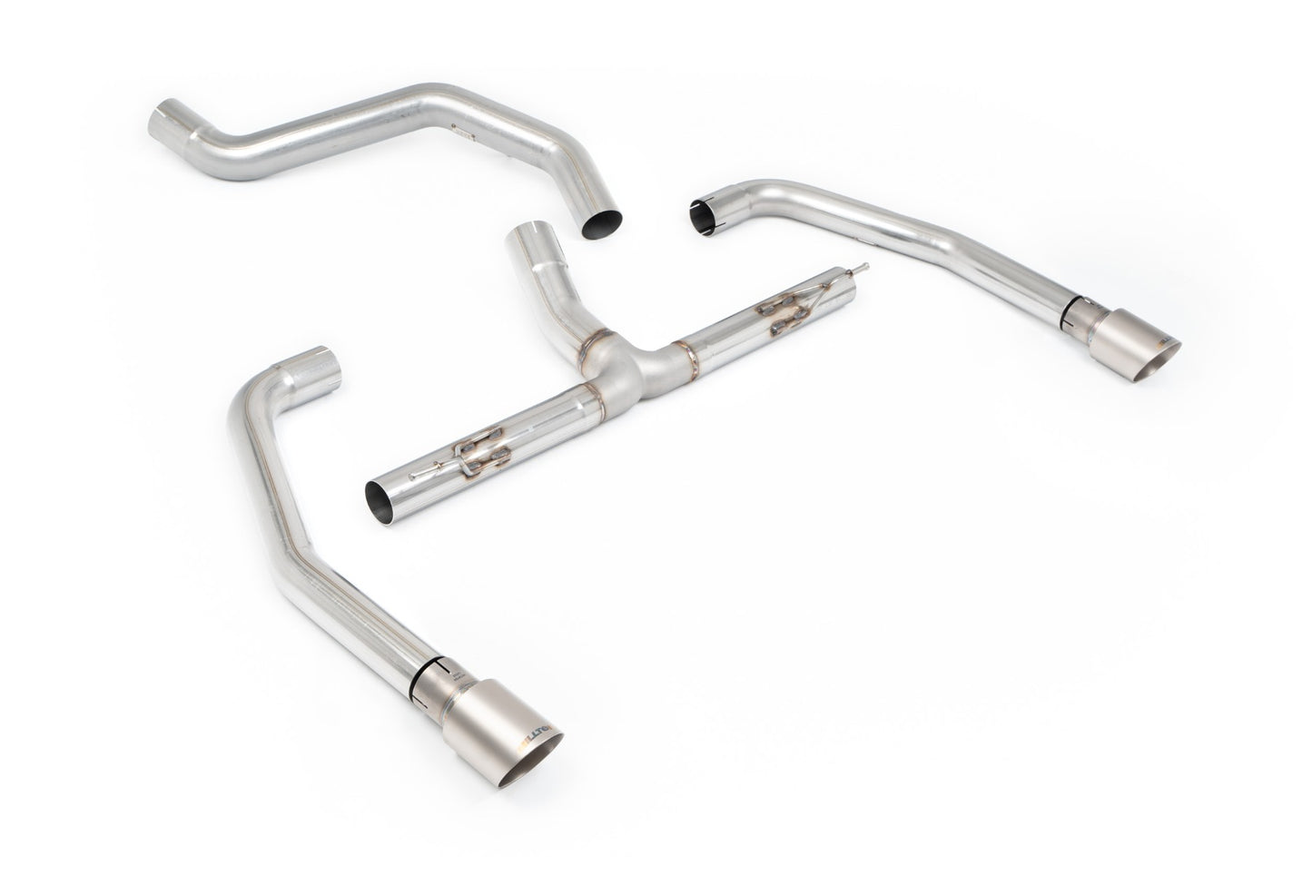Ineos Quartermaster - Non Resonated (Louder) Particulate Filter Back with Brushed Titanium Tips