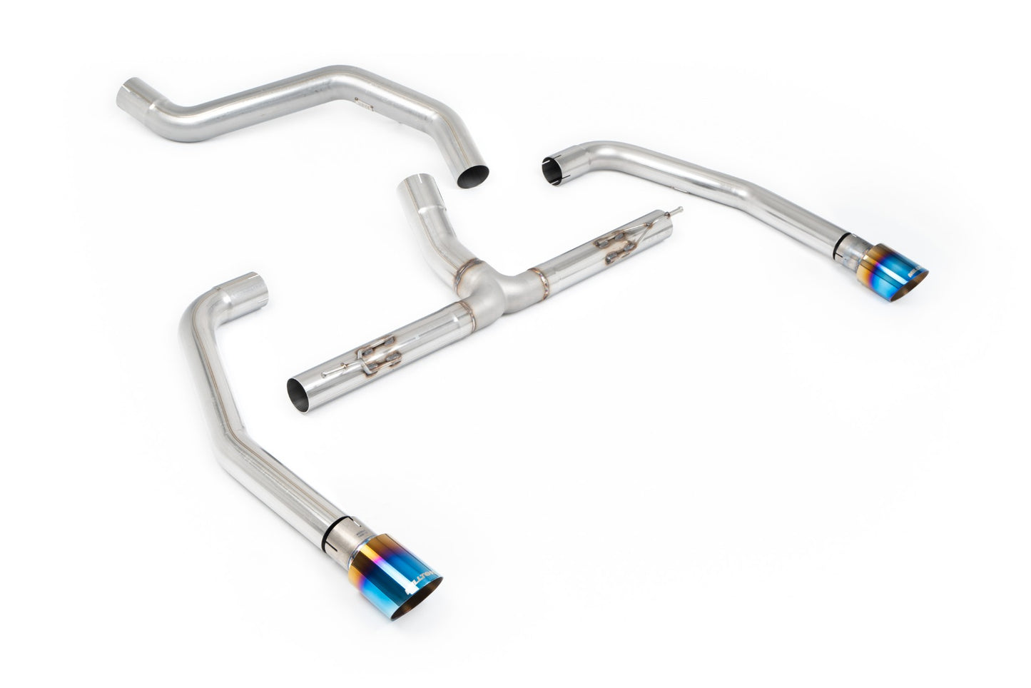 Ineos Quartermaster - Non Resonated (Louder) Particulate Filter Back with Burnt/Blue Titanium Tips