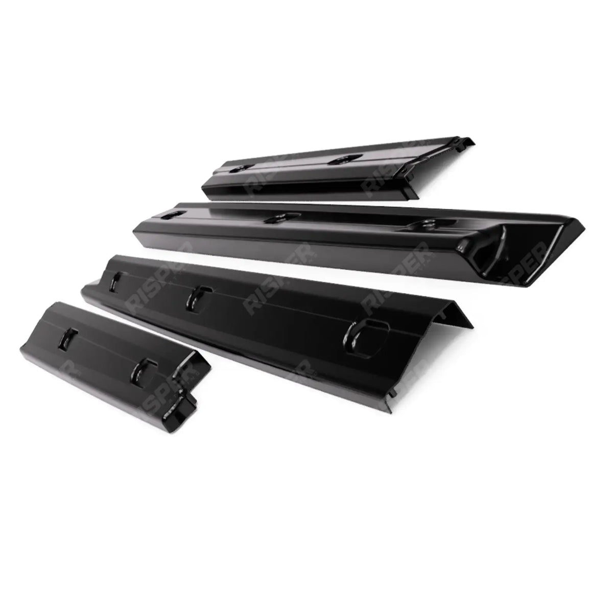 SWB Gloss Black Side Skirt Splitters For Ford Transit Connect 2024+