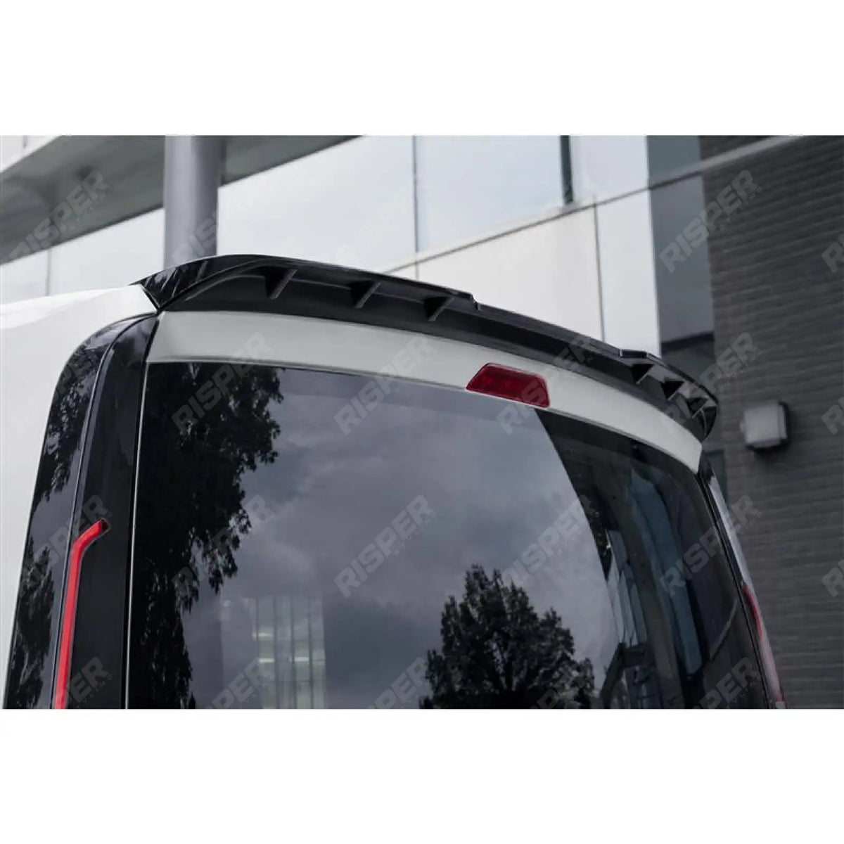 Tailgate Rear Spoiler in Gloss Black For Volkswagen Caddy 2021 on