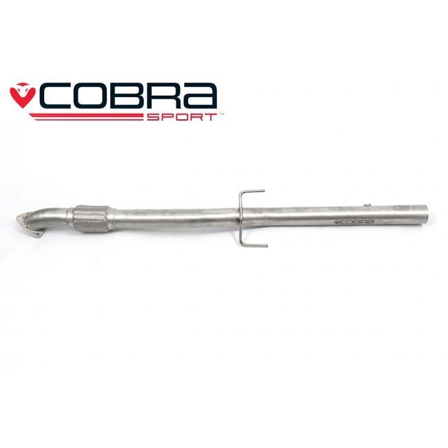 Cobra Sport Vauxhall Corsa D VXR (07-09) Secondary Sports Cat / De-Cat Front Pipe Performance Exhaust - TMC Motorsport