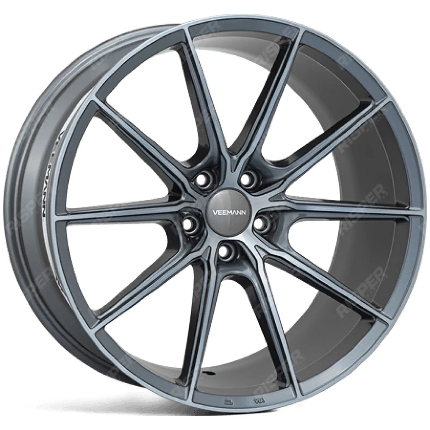 Veemann - V-fs48 20x8.5 5x120 Et35 Cb75.56 - Graphite Smoke Machined