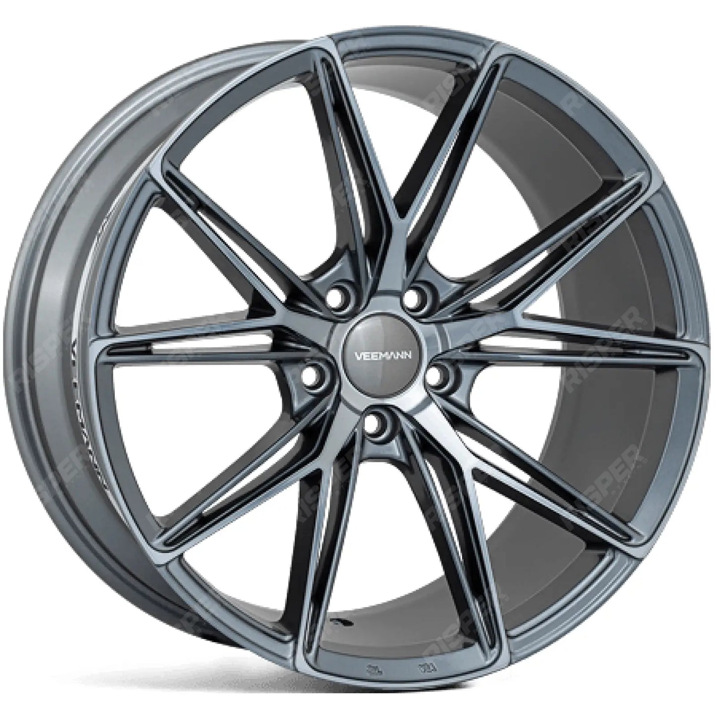 Veemann V-fs49 20x8.5 5x120 Et35 Cb75.56 - Graphite Smoke Machined