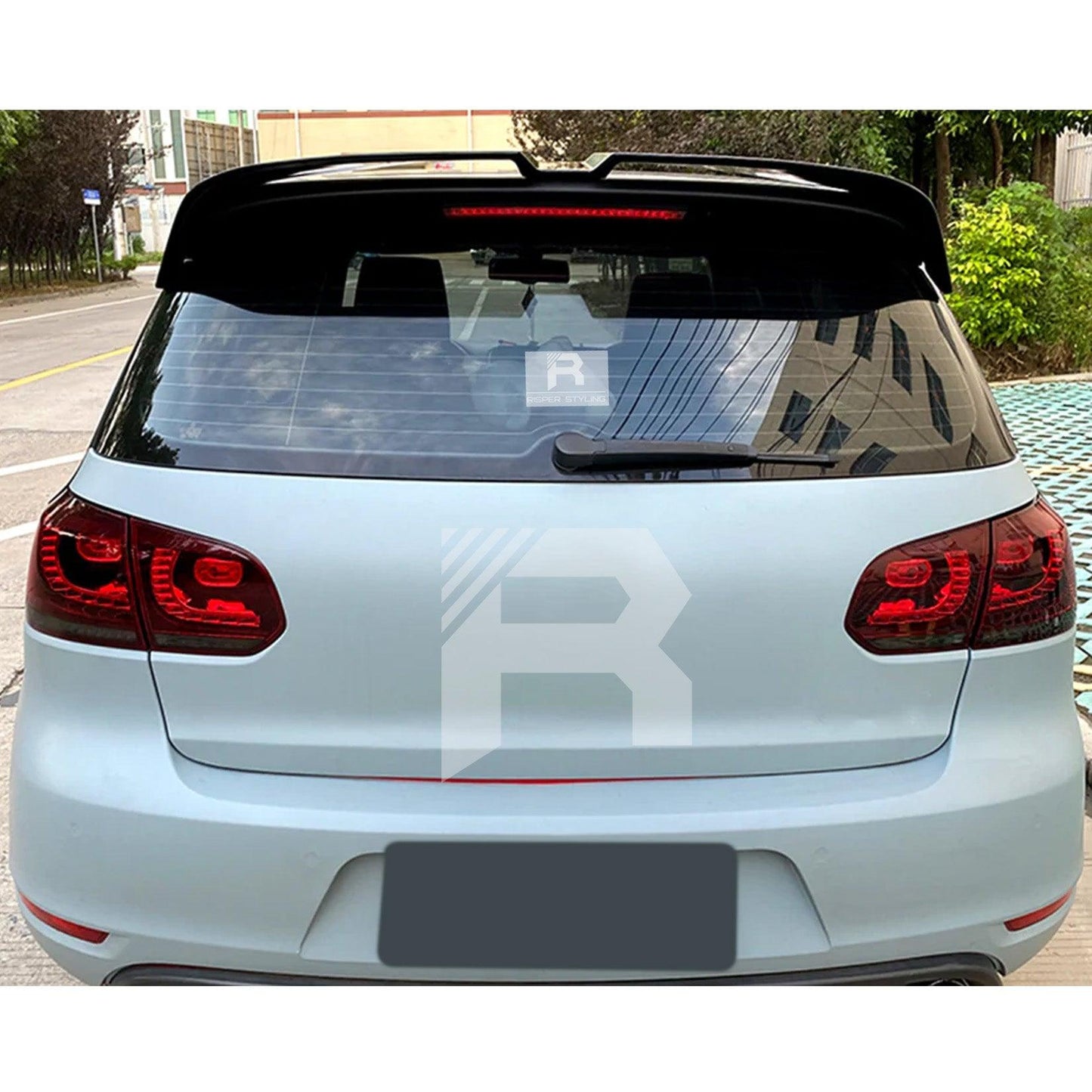 Volkswagen Golf MK6 TSI/TDI 2008-2013 - Oettinger Style Rear Spoiler in Gloss Black - TMC Motorsport