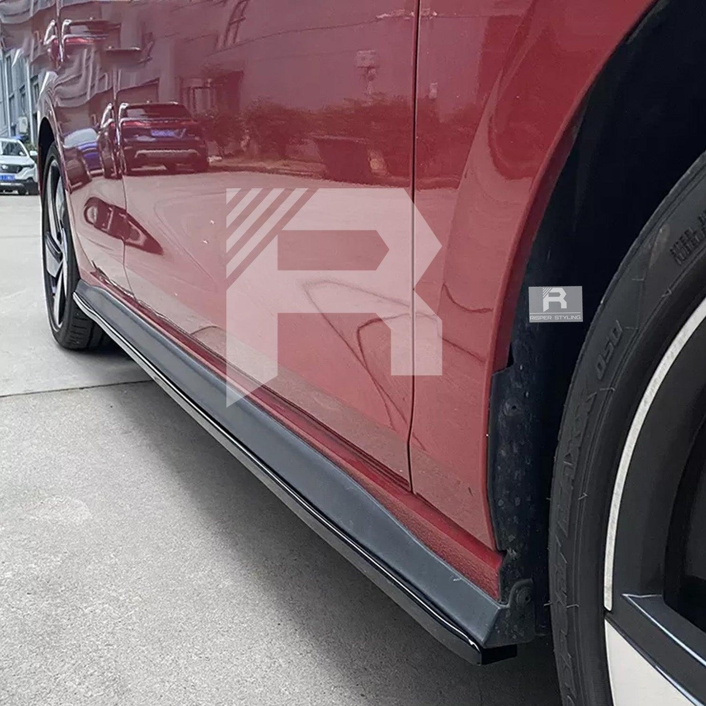 Volkswagen Golf MK8 GTI/R 2020+ Gloss Black Side Skirt Splitters - TMC Motorsport