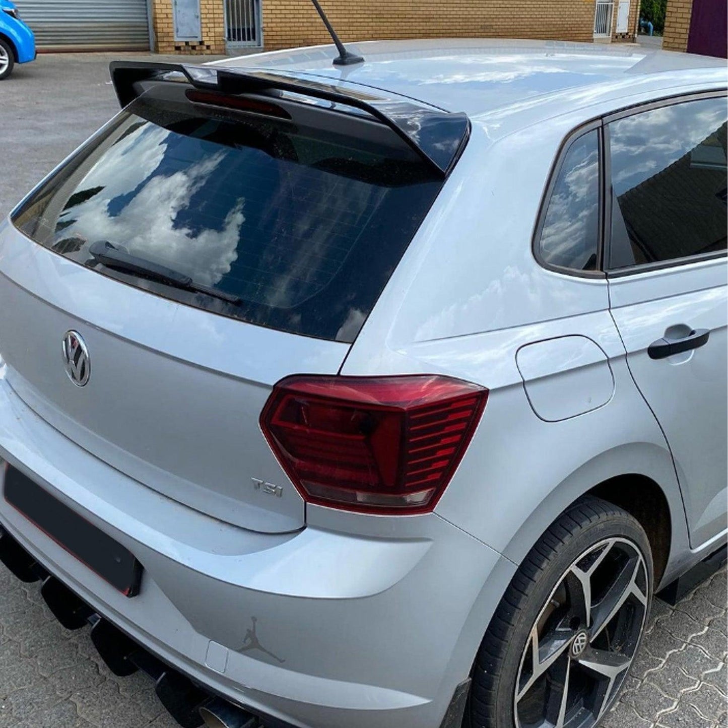 Volkswagen Polo MK6 GTI R (AW) 2018+ - Oettinger Style Rear Spoiler in Gloss Black - TMC Motorsport
